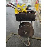 Poly Banding Cart w/ Banding, Clips, Tensioners, & Cutter (Location: 2785 McCracken Rd., Hernando, M