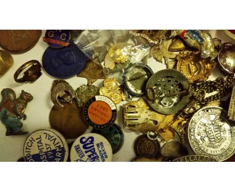 BADGES, good collection of lapel badges, mainly metal (some enamelled), inc. Royalty, football, Joseph Lucas Perpetual Light 