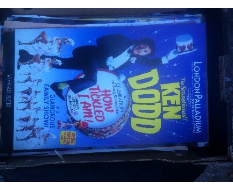 THEATRE POSTERS, West End selection, inc. Christopher Reeve, Hinge & Bracket, Dave Allen, Frank Langella, Julie Waters, Wayne