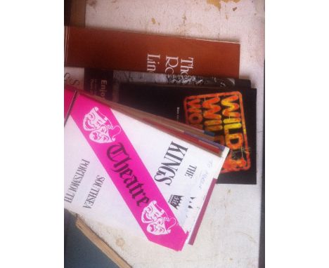 THEATRE PROGRAMMES, signed selection, inc. Leslie Caron, Ruby Murray, Alec McCowen, Sylvia Syms, Rachel Kempson, Fenella Fiel