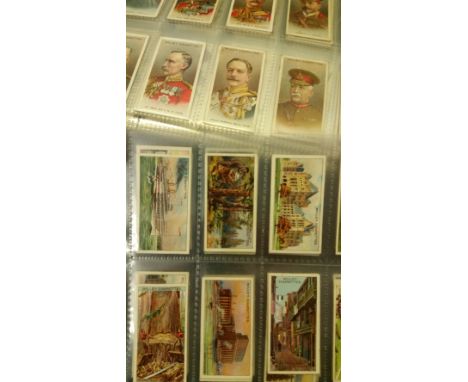 WILLS, selection, inc. complete (20), Britain's Part in the War, Celebrated Ships, Allied Army Leaders, Cinema Stars 2nd, Shi
