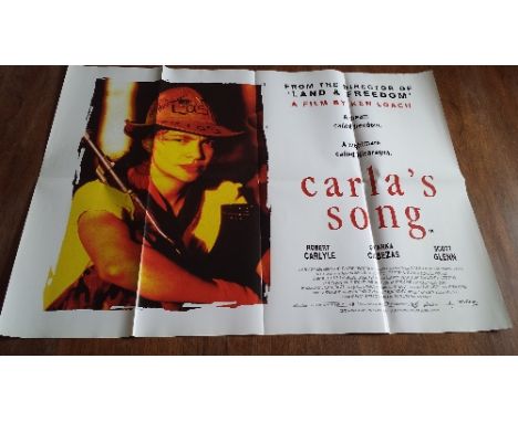 CINEMA, posters, inc. 'Carla's Song' Ken Loach (Quad), 'Chorus Line' Michael Douglas (Quad), 'Firm' Tom Cruise (Quad), 'Lette