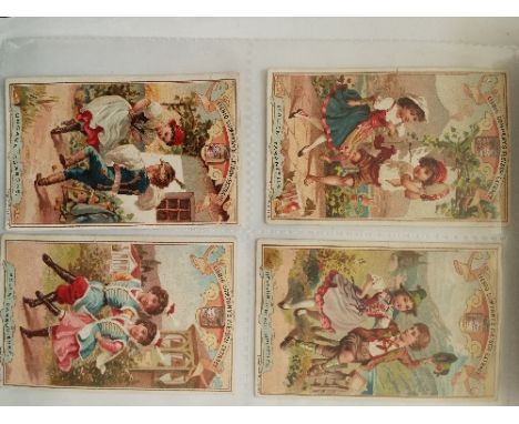 LIEBIG, complete (18), inc. Christopher Columbus, Preparation of Food, Prodigal Son, Italian Army, Uses of Liebig, Where One 