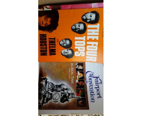 POP MUSIC, programmes for tours & concerts, inc. Paul McCartney, Peter Paul & Mary, Fairport Convention, Gladys Knight, Micha