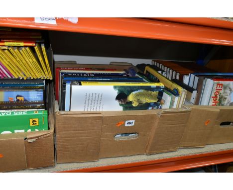 THREE BOXES OF BOOKS and one box of maps containing approximately eighty-five miscellaneous titles in hardback and paperback 
