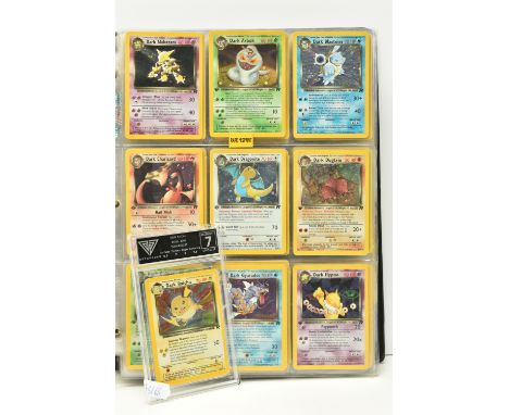 COMPLETE POKEMON TEAM ROCKET SET MOSTLY FIRST EDITION, all cards are first edition with the exception of Dark Alakazam 1/82, 