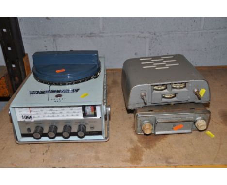 A PYE SOLENT Mk2 MARINE RADIO, an Ekco CR 152/f vintage car radio and another Ekco car radio (no model indication) (all untes