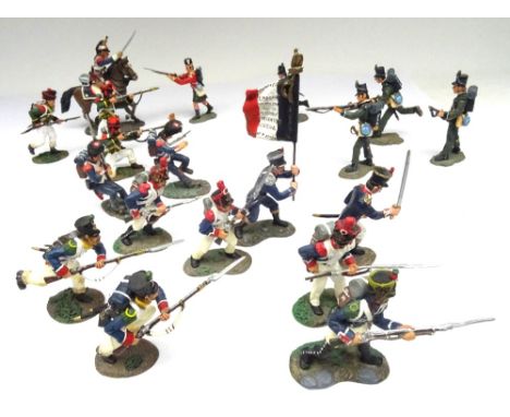 Britains Matte Napoleonic Series Hougoumont 17670 French Chasseurs and Nassau Light Infantry Carabiniers 17965 and 17987, Fre