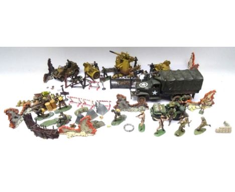 Forces of Valour 1/32 D-Day Series Transport and light vehicles diecast with plastic detailing figures and a quantity of acce