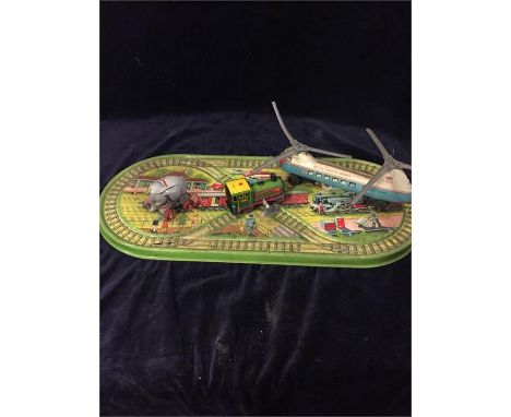 A selection of tin toys and Vintage Dumbo (AF)