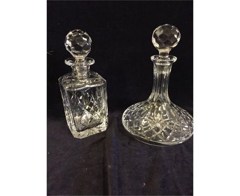 A port and whisky glass decanter