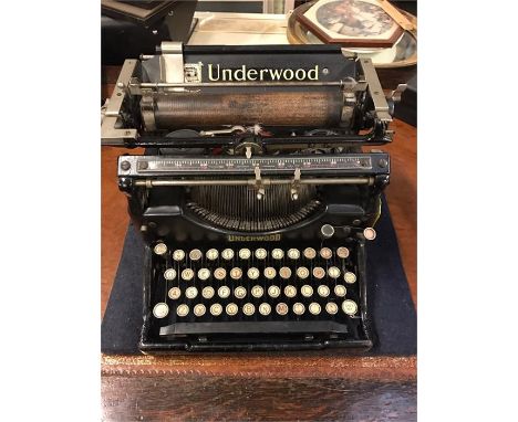 A Vintage Underwood typewriter