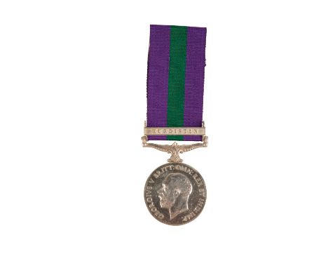 GSM KURDISTAN TO SIGNALMAN H A SCOUGALL ROYAL SIGNALS  Correctly impressed - 2310999 Sglmn H A Scougall R Signals.  Condition