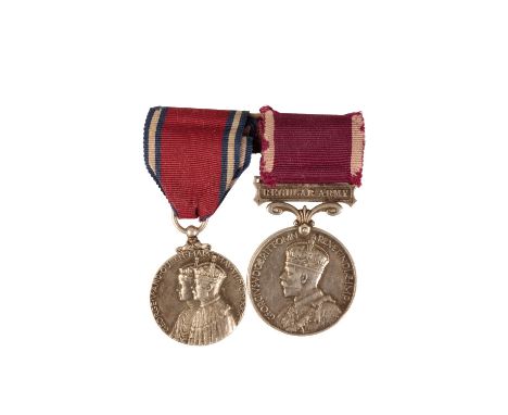 A LSGC GROUP TO BANDMASTER ROSE, DURHAM LIGHT INFANTRY  GVI Robed LSGC Regular Army correctly impressed 4602144 Cpl R H Rose 