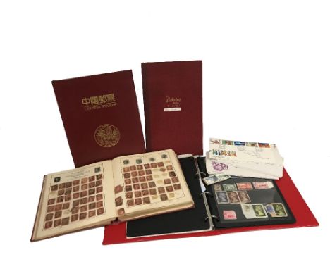 STANLEY GIBBONS STRAND STAMP ALBUM containing a quantity of Penny Reds (cut and perforated examples), other assorted stamps, 