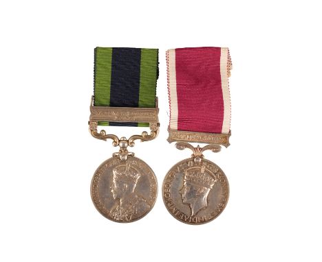 AN IGS &amp; LSGC TO SERGEANT LACKENBY DLI  IGS NWF 1930-31 correctly impressed 4436220 Sjt C F Lackenby DLI  GVI LSGC Regula