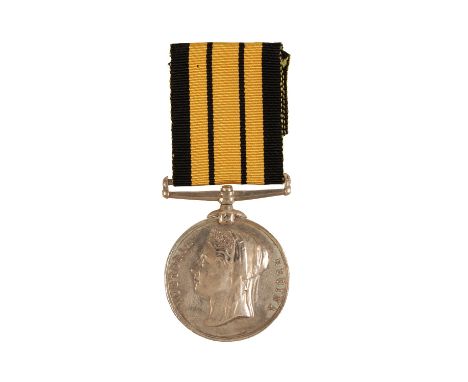 ASHANTE MEDAL 1873-74 TO A HEALS ABLE BODIED SEAMAN HMS HIMALAYA Engraved ' A Heals AB HMS Himalaya 73 -74'. Condition VF (ed