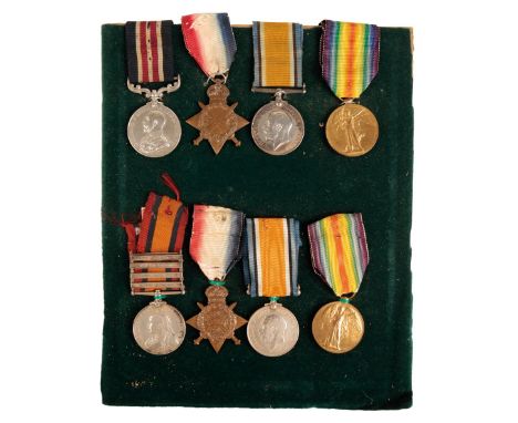 TWO SETS OF MEDALS TO BROTHERS IN THE SEAFORTH'S FROM GRANTOWN ON SPEY  The Military Medal winner having served in 1/6th (Mor