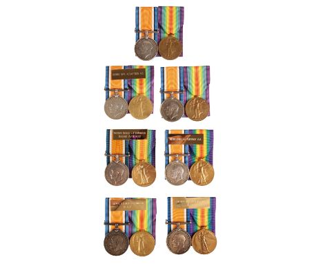 SEVEN GREAT WAR PAIRS TO CORPS  283803 SPR A E Watson RE  Entitled to a pair only. Condition VF  016119 A . Cpl R Brewis ASC 