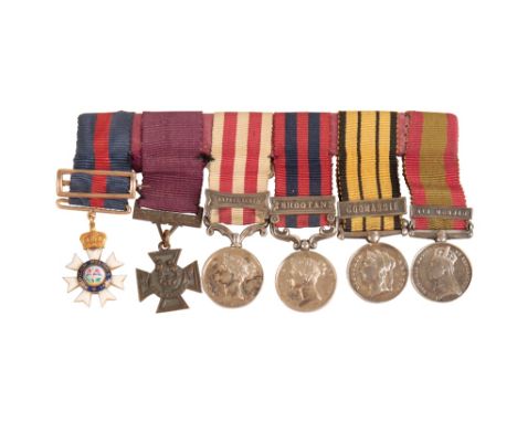 THE MOUNTED GROUP OF SIX MINIATURES BELONGING TO MAJOR GENERAL REGINALD WILLIAM SARTORIUS VC CM  Who was awarded the Victoria