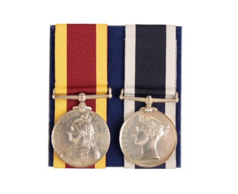 CHINA WAR MEDAL & LSGC TO H J BROWN HMS TERRIBLE China War Medal 1900 - H J Brown LG Sto 2 Cl HMS Terrible Victorian LSGC - H