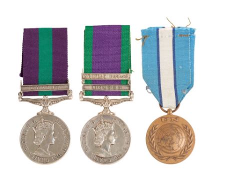 A CAMPAIGN GROUP TO STAFF SERGEANT BROOKS DURHAM LIGHT INFANTRY  GSM Cyprus 22479225 SGT Brooks DLI  CSM Borneo &amp; Norther
