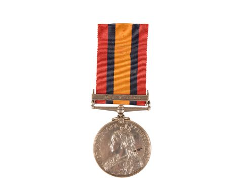 A Queens South Africa Medal to Pte Dougherty DLI  QSA Bar Natal. Correctly impressed 2774 Pte W Dougherty DLI.  Condition GVF