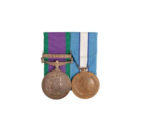 A CSM BORNEO &amp; UN NATO TO CORPORAL K MADDISON DURHAM LIGHT INFANTRYCorrectly impressed 23854175 Cpl K Maddison DLI Un Nat