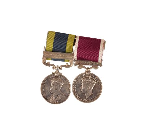 AN IGS AND LSGC PAIR TO CPL BILLS DURHAM LIGHT INFANTRY  Indian General Service Medal Northwest Frontier 1930-31, 4435971 Cpl