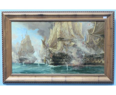 After Auguste Ballin (French 1842-1885) 'Trafalgar 1:00pm' signed, limited edition print number 17/125, part of the 'Four Sce