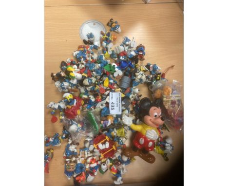 Diecast : Smurfs - lovely collection/mass of original figures - peyo Germany 1970s - great lot