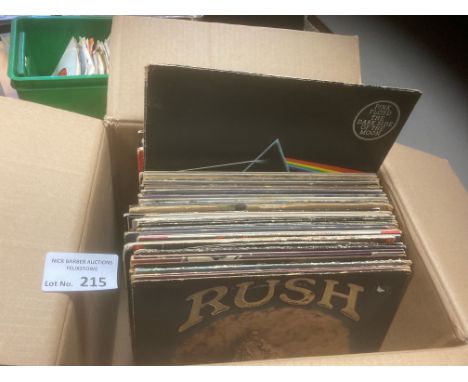 Records : 60+ Rock/Pop albums - some good titles Jam, Pink Floyd, R. Stones, Beatles but conditions vary &amp; sleeves do hav