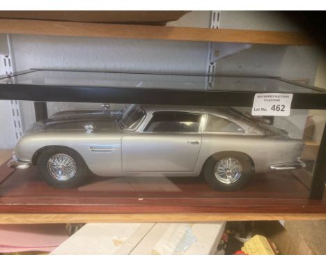 Diecast : James Bond DB5 Aston Martin model car made from scratch - via magazine issue superbly done - BUYER MUST COLLECT Eag