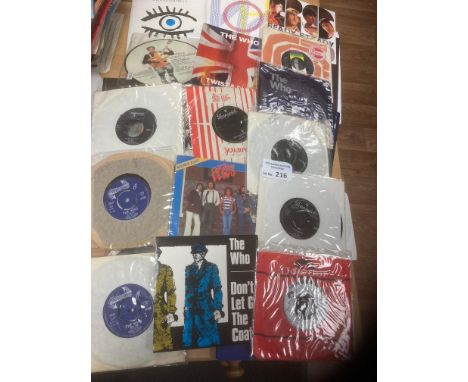 Records : The Who - great collection of 7" singles in great cond some related, picture discs &amp; several books &amp; tour p