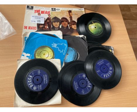 Records : BEATLES/ROLLING STONES 30+ original 7" singles &amp; EPs