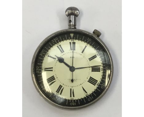 An Admiralty HS4 Fleet Air Arm instrument panel watch by Golay & Sons Ltd. Off white dial with Roman numerals, marked Golay &