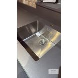 Brushed Stainless Steel Sink Unit