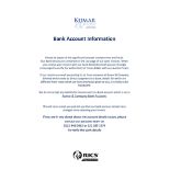 Bank Details - Important Information Please Read Prior To Bidding