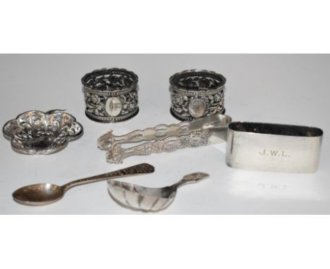 Georgian hallmarked silver caddy spoon with shell shaped bowl, London 1829, maker&nbsp;Thomas Edwards, Edward VII hallmarked 