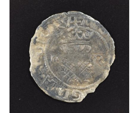 Scotland Mary Queen of Scots silver Billon Bawbee, Edinburgh, before first marriage 1542-1548, crowned thistle M R either sid