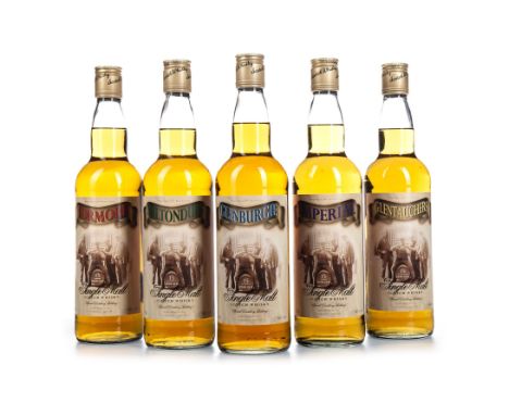 GLENTAUCHERS 15 YEARS OLD Single Malt Scotch Whisky 70cl, 46% volume. GLENCADAM 15 YEARS OLD Single Malt Scotch Whisky 70cl, 