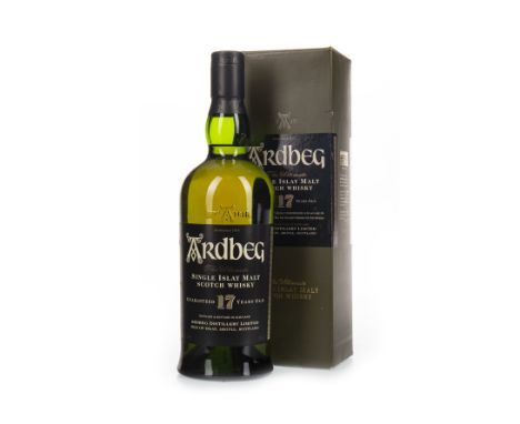 ARDBEG 17 YEARS OLD Single Malt Scotch Whisky 70cl, 40% volume, in carton.