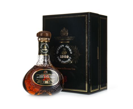 J&amp;B QUEEN'S AWARDS FOR EXPORT 1989 AGED 25 YEARS Blended Scotch Whisky 75cl, 43% volume, in box.