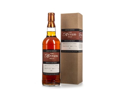 ARRAN 1995 SINGLE CASK NO. 173 Single Malt Scotch Whisky Distilled 17 October 1995, matured in sherry hogshead no. 173, bottl