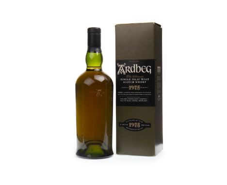 ARDBEG 1975 - LABELS DETACHED Single Malt Scotch Whisky Bottled 2000. 70cl, 43% volume, in carton