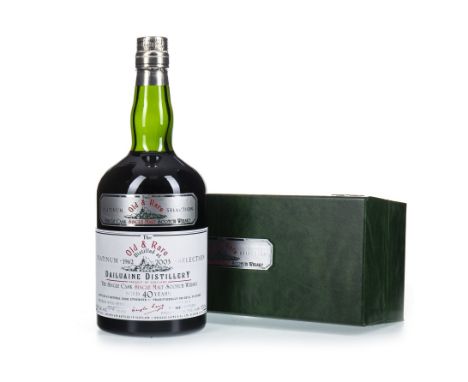 DAILUAINE 1962 OLD AND RARE AGED 40 YEARS Single Malt Scotch Whisky Bottled 2003, bottle no. 160 of 164. 70cl, 46.3% volume, 
