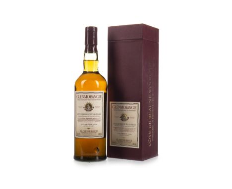 GLENMORANGIE COTE DE BEAUNE WOOD FINISH AGED 12 YEARS Single Malt Scotch Whisky Matured in American oak for ten years, then f