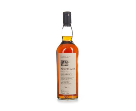 MORTLACH AGED 16 YEARS FLORA &amp; FAUNA Single Malt Scotch Whisky 70cl, 43% volume.