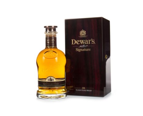 DEWAR'S SIGNATURE Blended Scotch Whisky Bottle no. A07712. 75cl, 43% volume, in box.