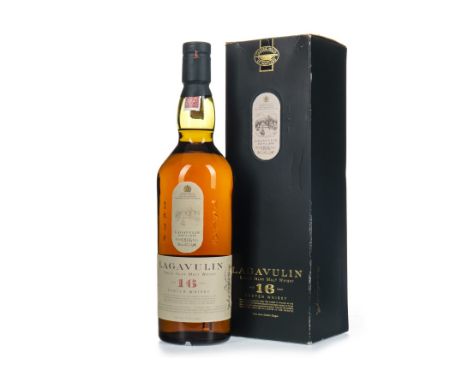 LAGAVULIN AGED 16 YEARS WHITE HORSE DISTILLERS Single Malt Scotch Whisky 70cl, 43% volume, in carton.
